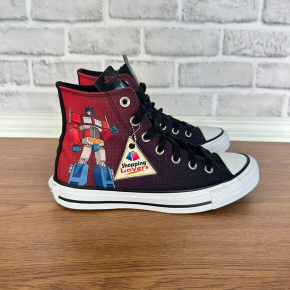 ❤️❤️Converse Chuck Taylor x Transformers Autobots Sz 8 Men's Shoes Black A11659C